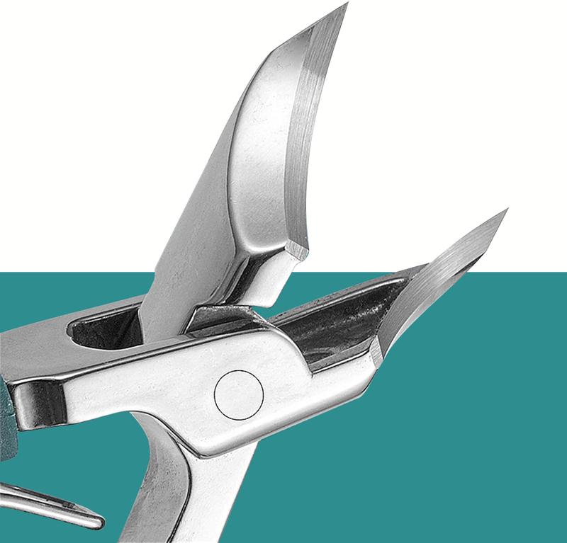 Three sets of eagle beak beveled nail clippers household multifunctional large opening anti-splash nail clippers set of high-grade thick hard manicure clippers White, black, green, and orange 4 colors are shipped randomly