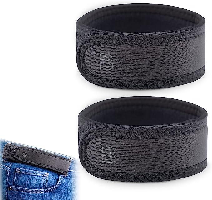 BeltPro No Buckle Belt — Fits 1.5 Inch Belt Loops, Easy To Use Invisible Elastic Adjustable