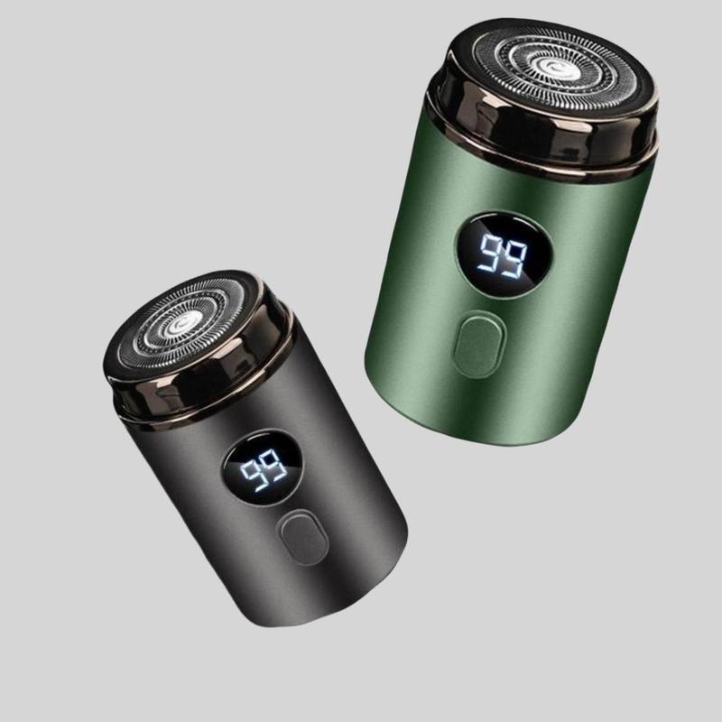 Electric Mini Shaver, Waterproof Portable Usb Rechargeable Razor with Lcd Display, Washable Beard Trimmer for Men, Great for Travel and Home Use, Barber Equipment, Shaver for Men, Shaving Products