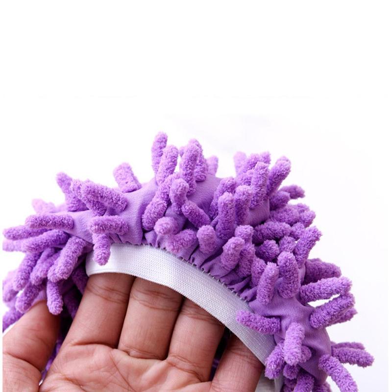 Mop Slippers, 2 Counts Floor Cleaning Slippers, Detachable Washable Mopping Slippers Cover, Household Floor Cleaning Pastel Shoe Cover, Home Interior Sweeping Mop