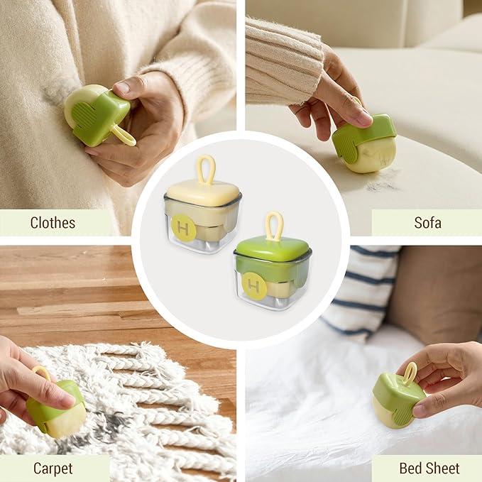 Buy 2 Get 2,Mini Lint Roller,Reusable Lint Remover,Washable Lint Roller,Portable Pet Hair Remover for Clothes,Travel Home
