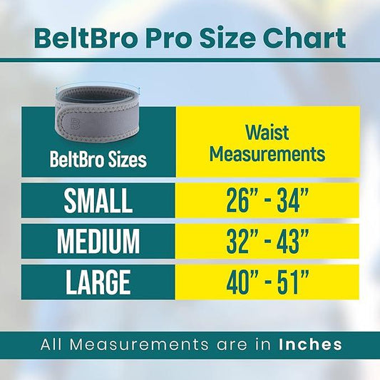BeltPro No Buckle Belt — Fits 1.5 Inch Belt Loops, Easy To Use Invisible Elastic Adjustable