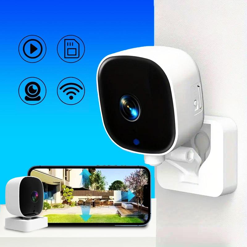Smart Home Security Camera, 2.4G WiFi Wireless Camera with Night Vision, Indoor Remote Camera, Portable Camera for Home Security, Camera Security