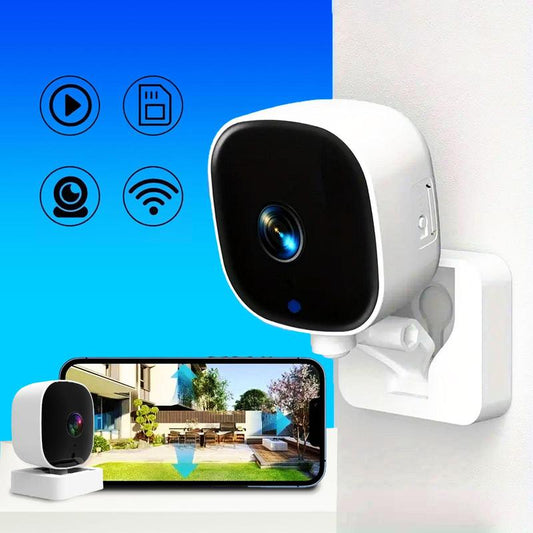 Smart Home Security Camera, 2.4G WiFi Wireless Camera with Night Vision, Indoor Remote Camera, Portable Camera for Home Security, Camera Security